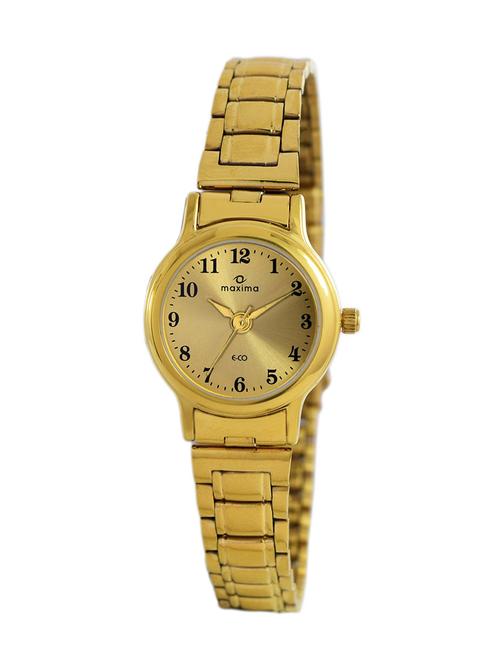 gold stainless steel wrist watch - 11903411 - Very Small Image - 1