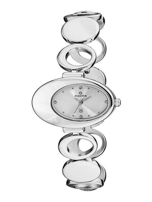 maxima silver analog watch for women - 11903445 - Very Small Image - 1