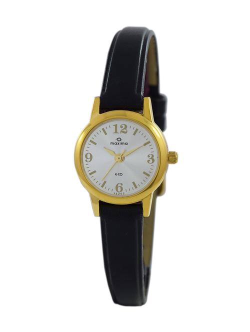black leatherette wrist watch - 11903480 - Very Small Image - 1