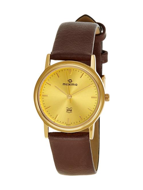 brown leatherette wrist watch - 11903773 - Very Small Image - 1