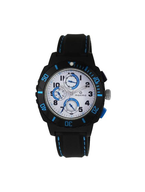maxima black analog watch for men - 11903913 - Very Small Image - 1