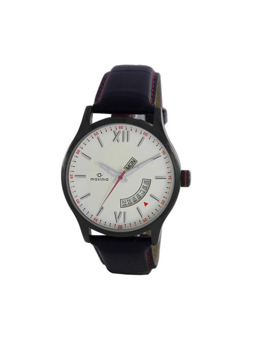 maxima white analog watch for men - 11903934 - Very Small Image - 1