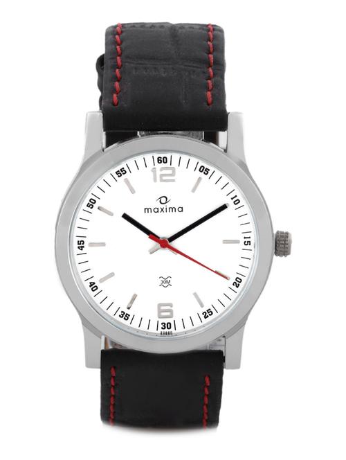 maxima white analog watch for men - 11903938 - Very Small Image - 1
