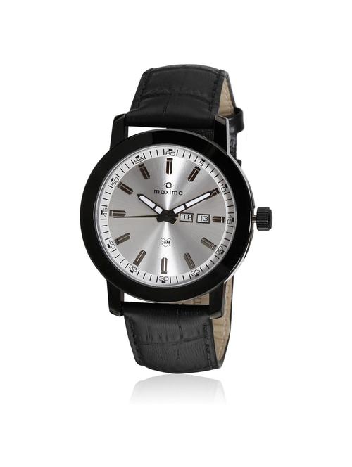 maxima silver analog watch for men - 11903943 - Very Small Image - 1