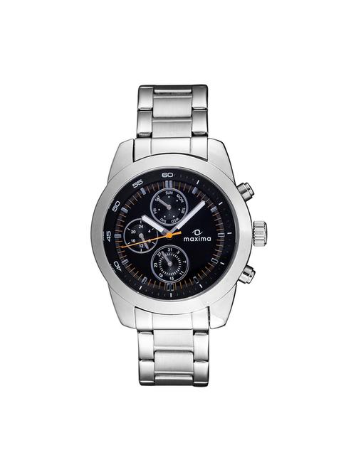 maxima white analog watch for men - 11903994 - Very Small Image - 1