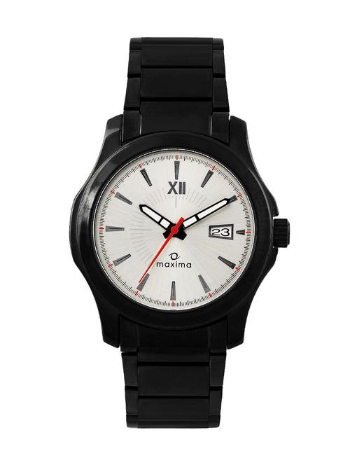 maxima silver analog watch for men - 11904085 - Very Small Image - 1