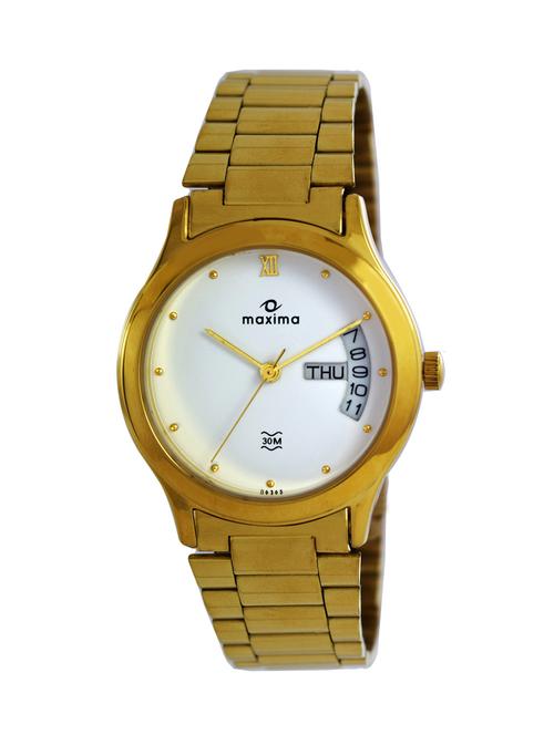 maxima white analog watch for men - 11904089 - Very Small Image - 1