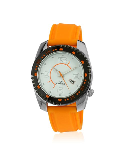 maxima white analog watch for men - 11904128 - Very Small Image - 1