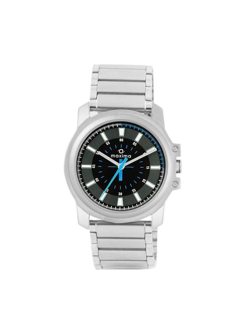 maxima black analog watch for men - 11904169 - Very Small Image - 1
