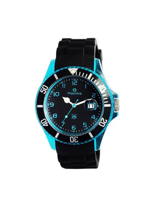 maxima black analog watch for men - 11904181 - Very Small Image - 1