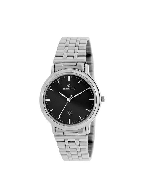 maxima black analog watch for men - 11904195 - Very Small Image - 1