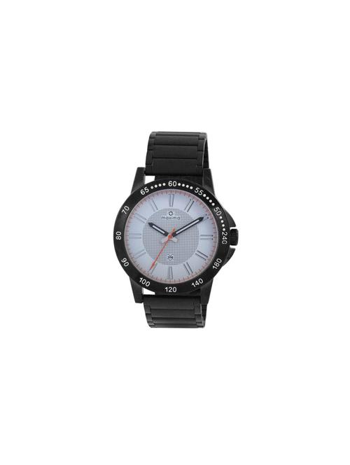 maxima white analog watch for men - 11904225 - Very Small Image - 1