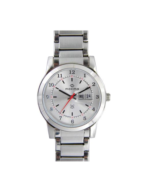maxima silver analog watch for men - 11904290 - Very Small Image - 1