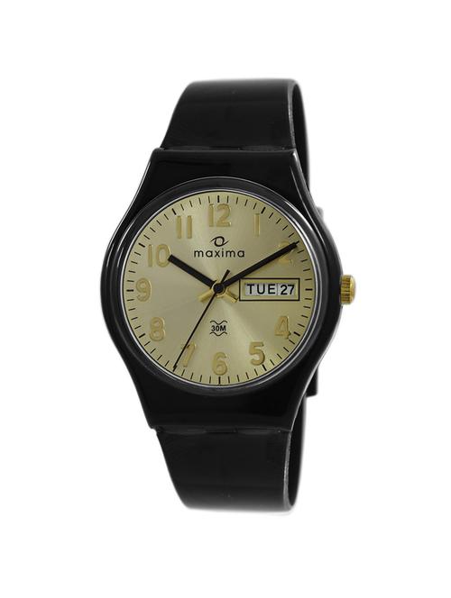 black polyester analog watch - 11904303 - Very Small Image - 1