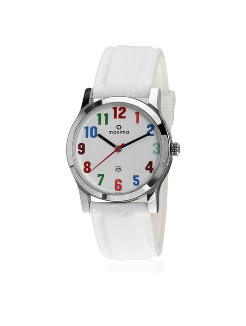 maxima white analog watch for men - 11904319 - Very Small Image - 1
