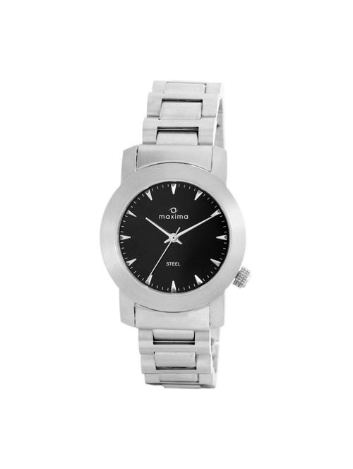 maxima black analog watch for men - 11904354 - Very Small Image - 1
