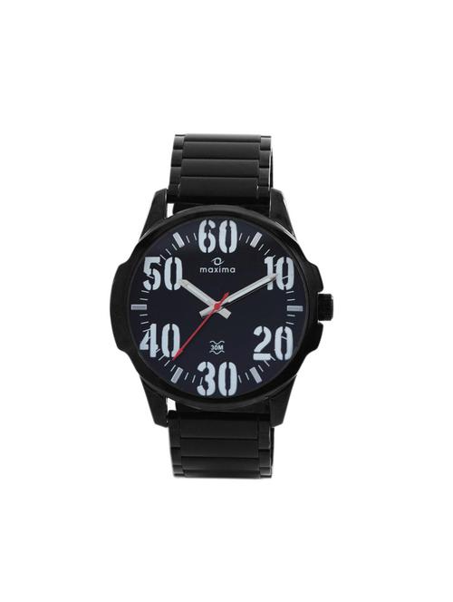 maxima black analog watch for men - 11904370 - Very Small Image - 1