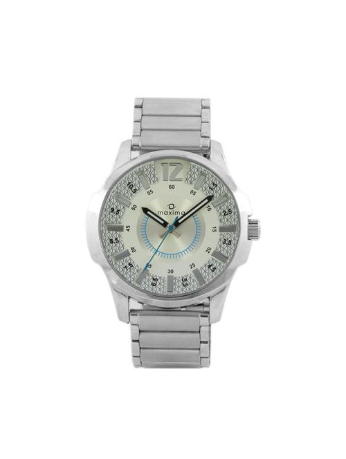 maxima white analog watch for men - 11904374 - Very Small Image - 1