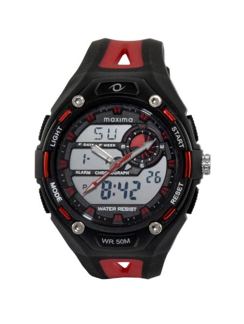 maxima black analog watch for men - 11904579 - Very Small Image - 1