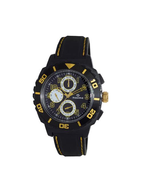 maxima black analog watch for men - 11904581 - Very Small Image - 1