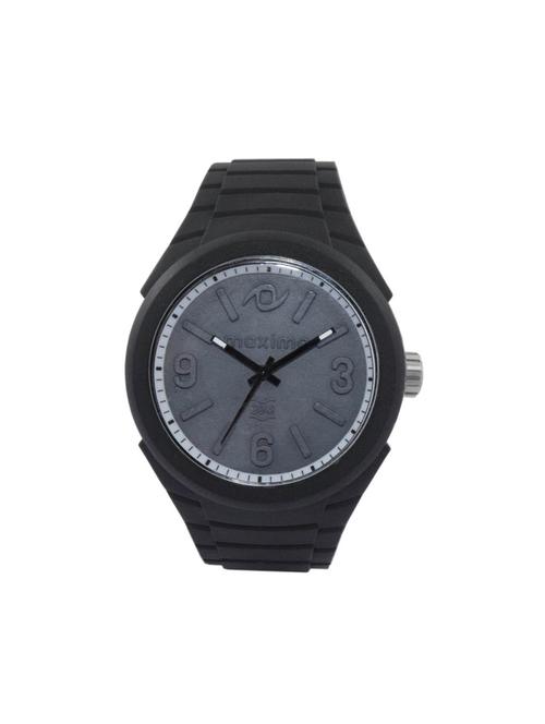black polyester analog watch - 11904604 - Very Small Image - 1