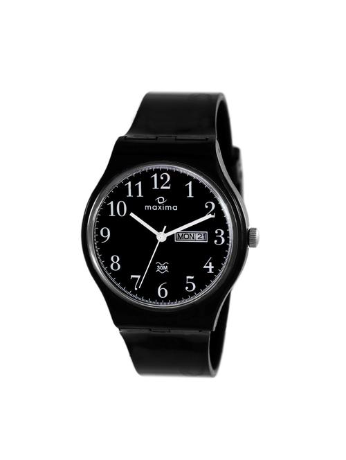 black polyester analog watch - 11904621 - Very Small Image - 1