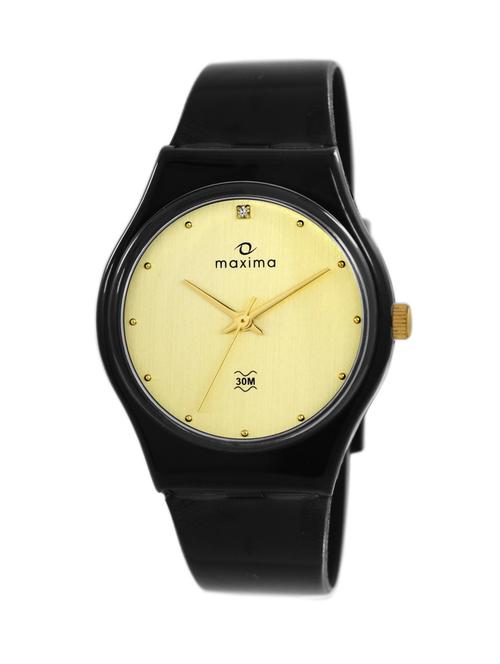 maxima gold analog watch for men - 11904674 - Very Small Image - 1