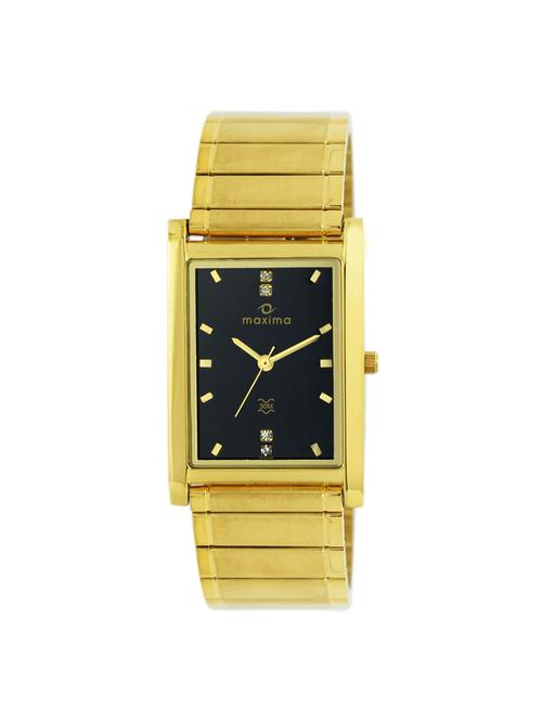 maxima black analog watch for men - 11904838 - Very Small Image - 1
