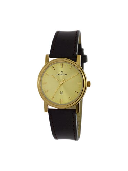 maxima gold analog watch for men - 11904923 - Very Small Image - 1