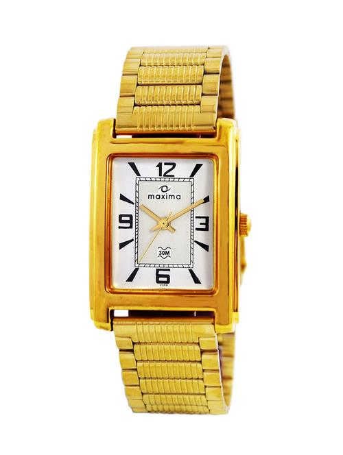gold stainless steel wrist watch - 11904944 - Very Small Image - 1