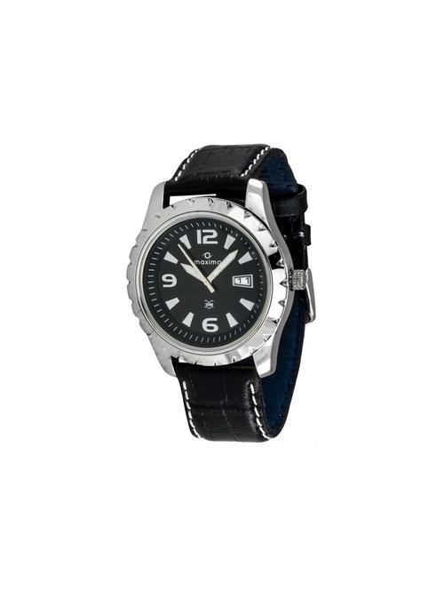 maxima black analog watch for men - 11905128 - Very Small Image - 1