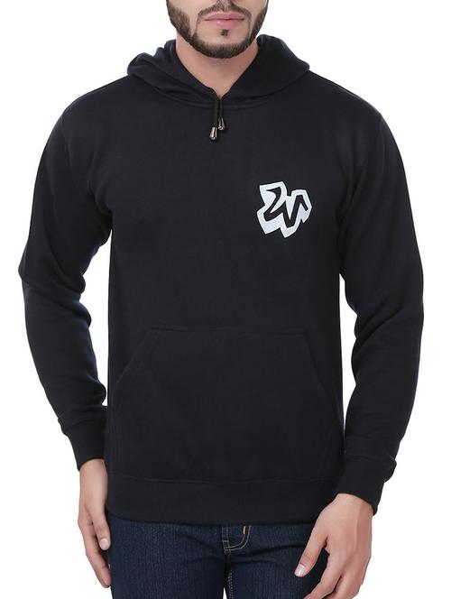 solid black fleece sweatshirt - 11909419 - Very Small Image - 1
