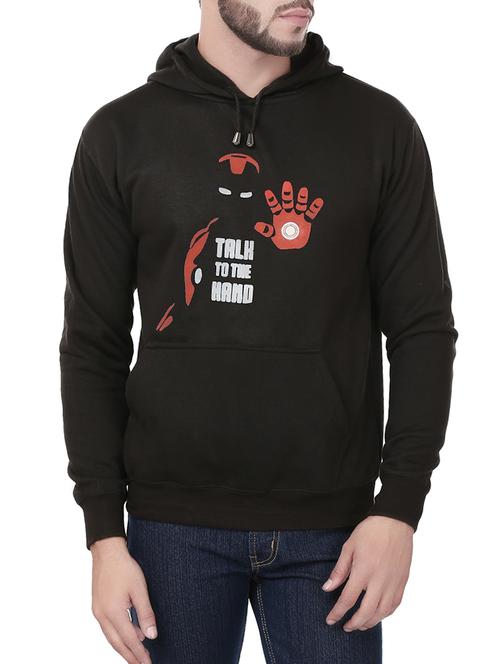 black fleece sweatshirt - 11909424 - Very Small Image - 1