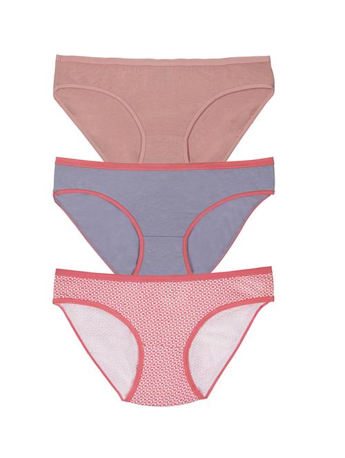 multi colored cotton panty, set of 3 - 11909703 - Very Small Image - 1