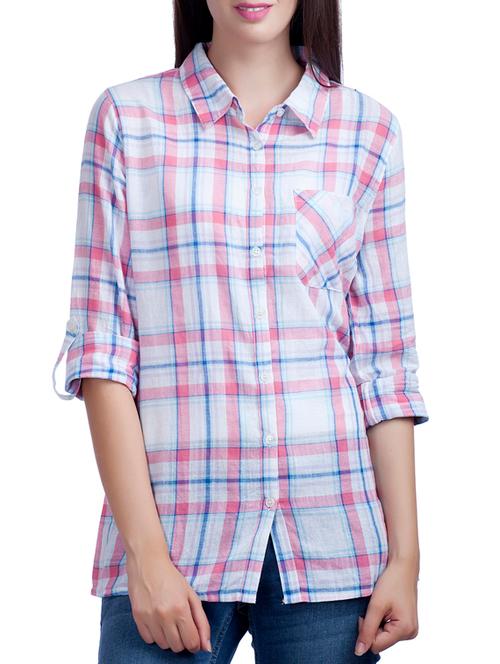 multi colored cotton shirt - 11914011 - Very Small Image - 1