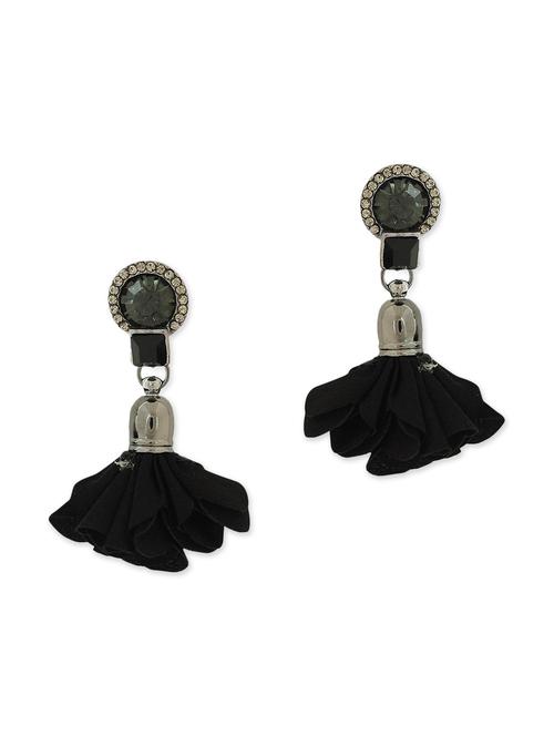 black metal drop earring - 11915417 - Very Small Image - 1