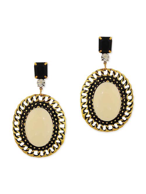 black metal drop earring - 11915425 - Very Small Image - 1