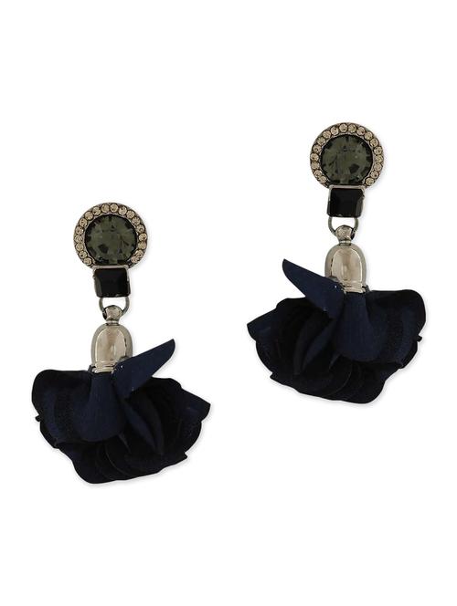 blue metal drop earring - 11915444 - Very Small Image - 1
