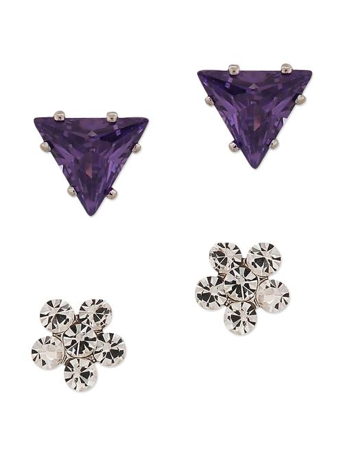 multi colored metal studs earring (set of 2) - 11915674 - Very Small Image - 1