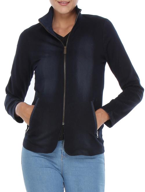 dark blue cotton jacket - 11917903 - Very Small Image - 1