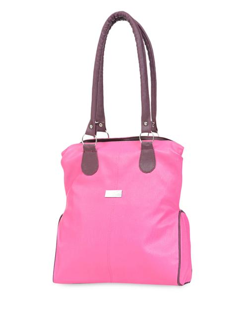 brown and pink leatherette handbag - 1191981 - Very Small Image - 1