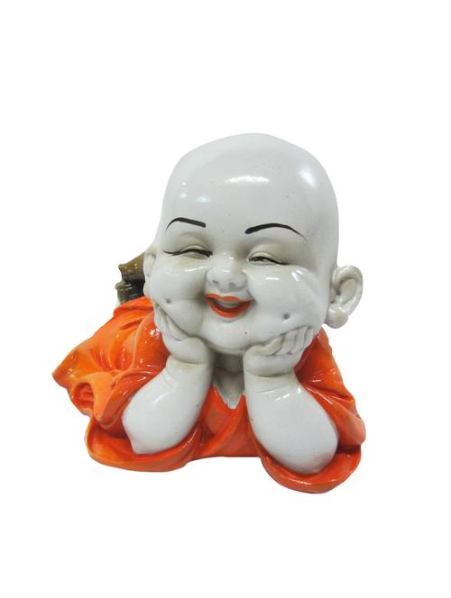 multi colored earthen laughing buddha - 11919941 - Very Small Image - 1