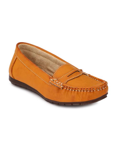 tan faux leather loafer - 11921238 - Very Small Image - 1