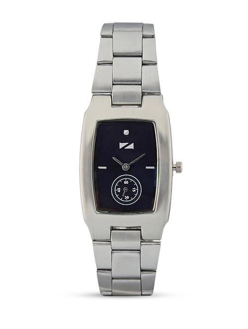 silver metal watch with rectangular dial - 1192592 - Very Small Image - 1