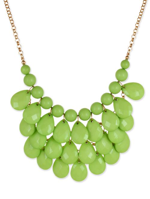 green metal necklace - 11926538 - Very Small Image - 1