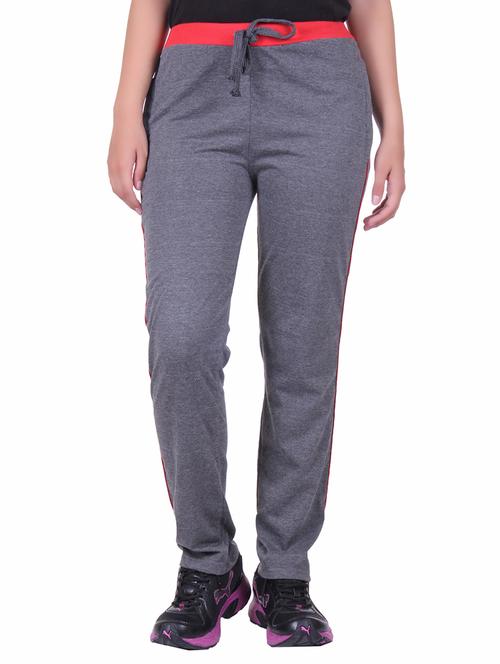 grey cotton track pants - 11926578 - Very Small Image - 1