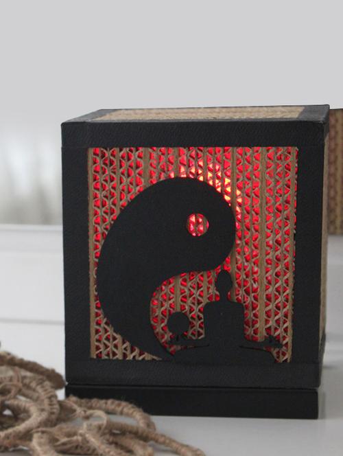 cubical shape meditations print pattern table lamp - 1192783 - Very Small Image - 1
