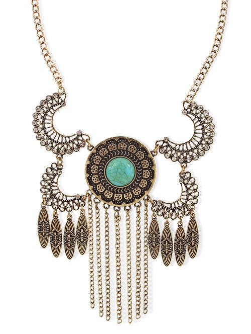multi colored metal long necklace - 11929910 - Very Small Image - 1