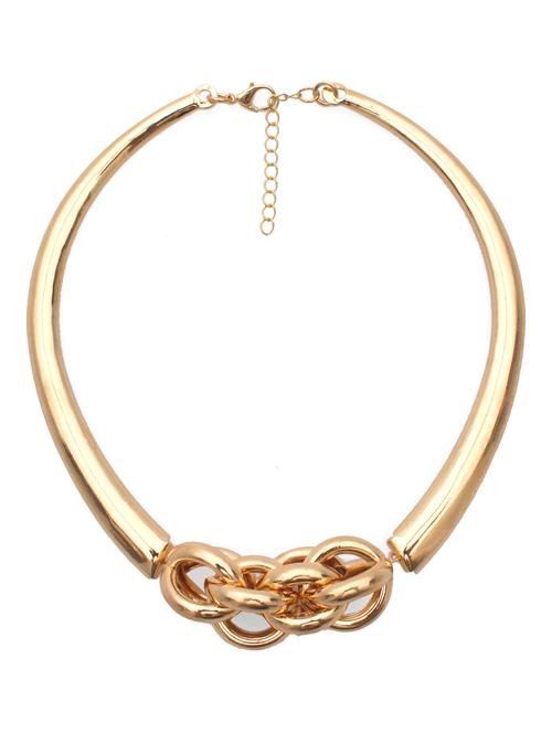 gold metal necklace - 11929929 - Very Small Image - 1