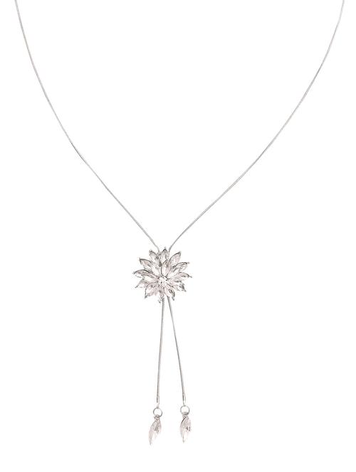 silver metal necklace - 11929959 - Very Small Image - 1